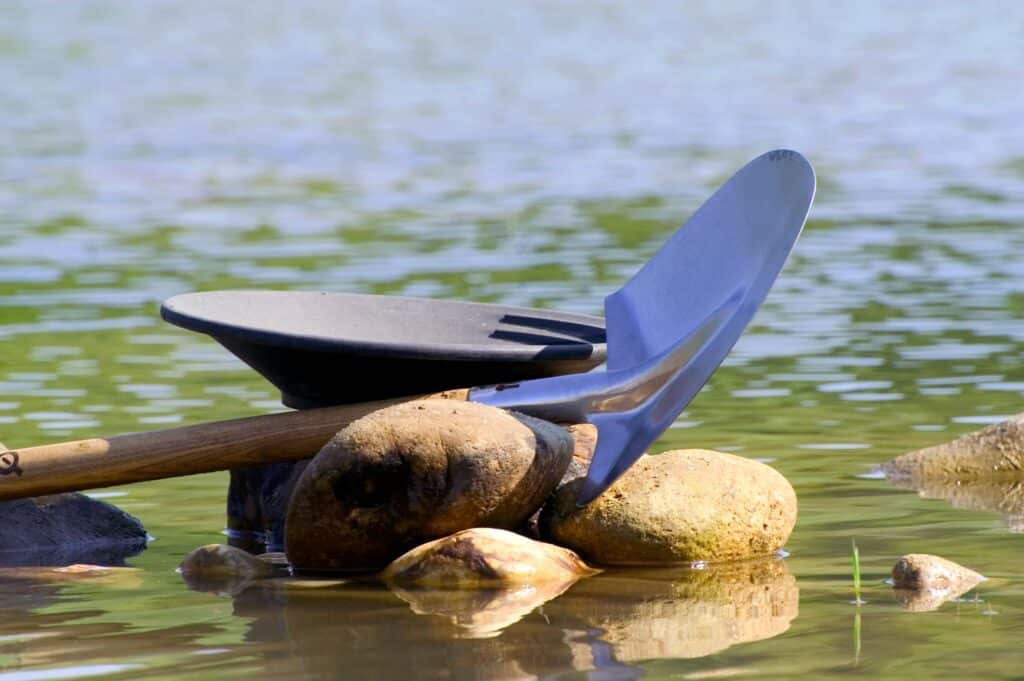 Camping orpaillage dans le Gard